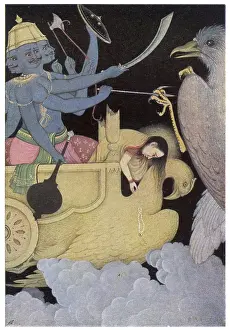 Sita: JATAYUS FIGHTS RAVANA