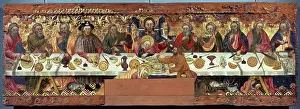 1450: Jaume Ferrer I. 15th c. Catalan Gothic painter. Last Supper