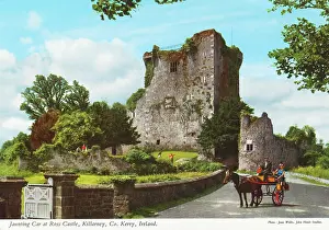 Jaunting: Jaunting Car at Ross Castle, Killarney, County Kerry