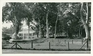 Mar19: Java, Indonesia - public park with fountain