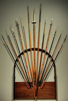 Java: Java War or Diponegoro War. 1825-1830. Spear rack of Governo