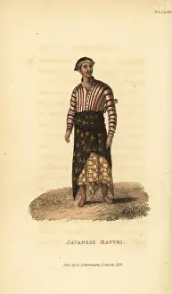 Daniell: Javanese man of the upper classes, a mantri