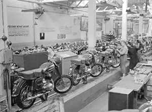 Jawa: JAWA motorcycle plant - assembly line