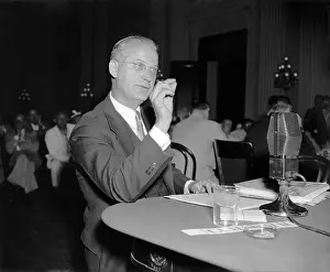 Scares: J.B. Matthews testifying to the HUAC on Aug. 22