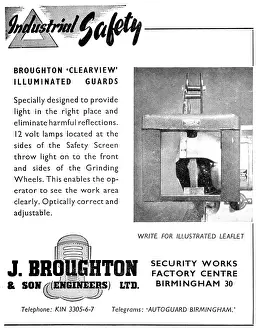 J.broughton: J.Broughton Machine Tool Safety Guards 1952