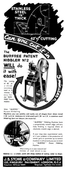 Nibbling: J.B.Stone Machine Tools Burfree Nibbling Machine
