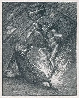 Saintly: Jean-Baptiste Vianney tormented by devil