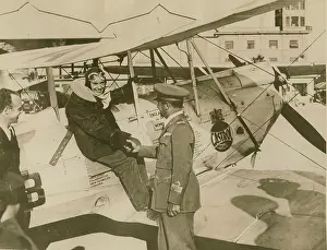 Batten: Jean Batten on her arrival in Rome