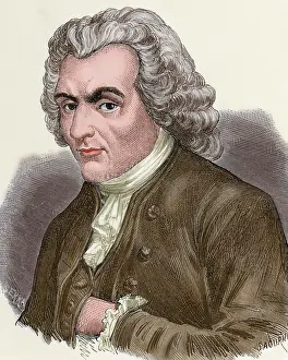Contract: Jean-Jacques Rousseau (1712-1778). Genevan philosopher, writ
