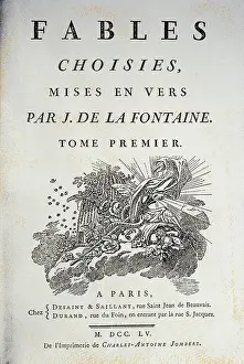 Oevre: Jean de La Fontaine