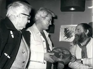 Marias: Jean Marais, actor, with sculptor Cesar and painter Lorjou