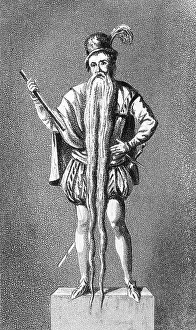 Oddities: Jean Staininger, long bearded man