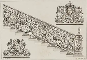Staircases: Jean Tijou ironwork design