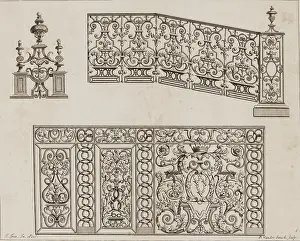 Staircases: Jean Tijou ironwork design