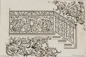 Staircases: Jean Tijou ironwork design