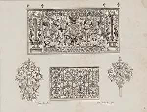 Staircases: Jean Tijou ironwork design