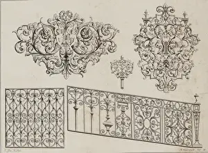 Staircases: Jean Tijou ironwork design