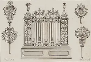 1693: Jean Tijou ironwork design
