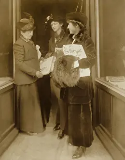 Feminists: Jeanette Rankin with The Suffragist