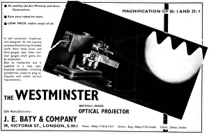 Baty: J.E.Baty Westminster Optical Projector