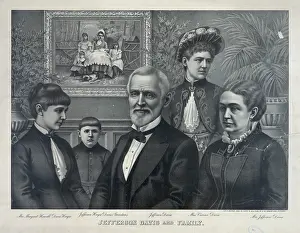 C1890: Jefferson Davis and family