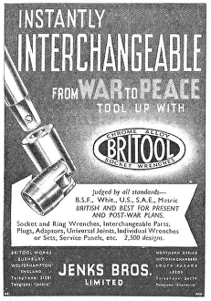 Sockets: Jenks Brothers Britool Spanners, Sockets & Workshop Tools