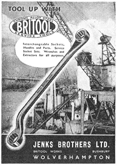 Sockets: Jenks Brothers Britool Spanners, Sockets & Workshop Tools