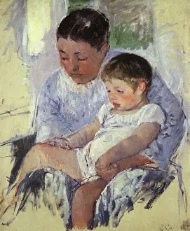 Cassatt: Jenny and her Sleepy Child, by Cassatt