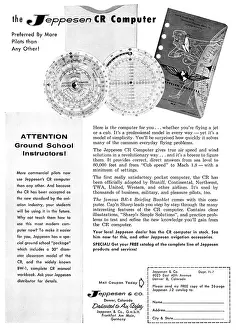 Jeppesen: Jeppesen Navigation Computers - Jeppeson CR Computer