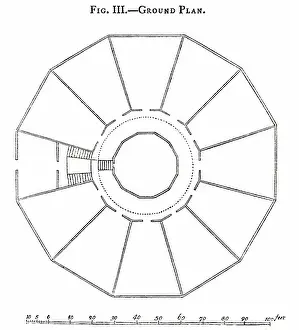 Jeremy Bentham's Panopticon - ground plan