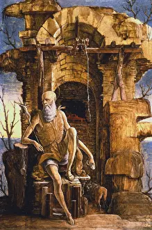Roberti: Jerome in the Desert'. St Jerome (c340-420) a