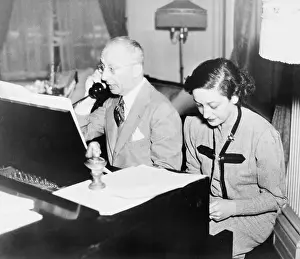 Lyricists: Jerome Kern (1885-1945), talking on the ?