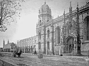 Begun: Jeronimos monastery in Belem, 1910