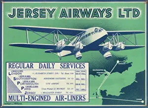 Fares: Jersey Airways Poster
