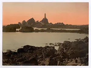 Corbiere: Jersey, Corbiere Lighthouse, II, Channel Island, England