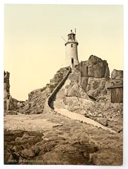 Corbiere: Jersey, Corbiere Lighthouse, III, Channel Islands, England