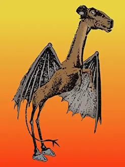 Mythical: Jersey Devil, Illustration, 1909
