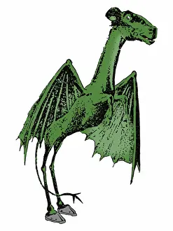 Mythical: Jersey Devil, Illustration, 1909