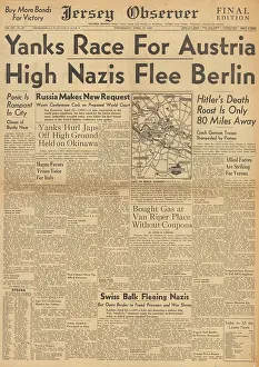 Ryukyus: Jersey Observer front page Battle for Berlin