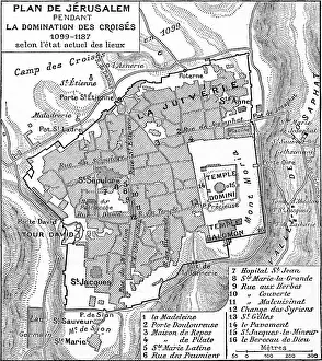 Schrader: Jerusalem City Plan in 1099