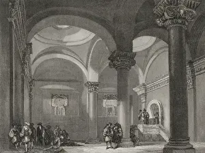 Crusaders: Jerusalem. Interior of the Golden Gate, the oldest