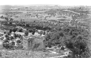 Scopus: Jerusalem, from Mount Scopus c1857