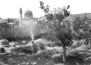 Bethesda: Jerusalem, the Pool of Bethesda c1857