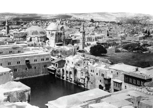 Hezekiah: Jerusalem, the Pool of Hezekiah c1857