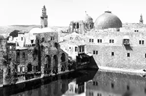 Hezekiah: Jerusalem Pool of Hezekiah probably 1870s