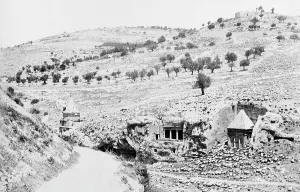 Jehoshaphat: Jerusalem, the Valley of Jehoshaphat c1857