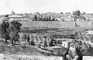 Olives: Jerusalem viewed from the Mount of Olives