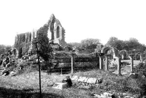 Jervaulx: Jervaulx Abbey, Chapter House 1896
