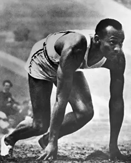 Sprinter: Jesse Owens, American athlete
