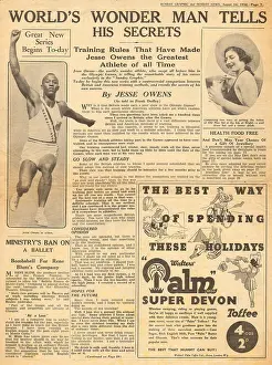Toffee: Jesse Owens, Berlin Olympic Games